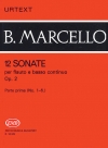 12のソナタ・Op.2・Vol.1（ベネデット・マルチェッロ）（フルート+ピアノ）【12 Sonatas Op. 2 – Volume 1】