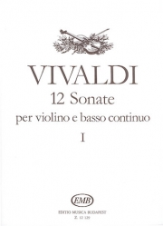 12のソナタ・Vol.1（アントニオ・ヴィヴァルディ）（ヴァイオリン+ピアノ）【12 Sonatas Volume 1】
