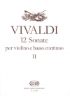 12のソナタ・Vol.2（アントニオ・ヴィヴァルディ）（ヴァイオリン+ピアノ）【12 Sonatas Volume 2】