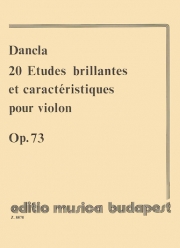 20の華麗で性格的な練習曲（シャルル・ダンクラ）（ヴァイオリン）【20 Études Brillantes et Caractéristiques】