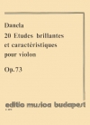 20の華麗で性格的な練習曲（シャルル・ダンクラ）（ヴァイオリン）【20 Études Brillantes et Caractéristiques】