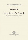 バリエーション・オブ・ダブル（アダム・コンドール）（クラリネット+ピアノ）【Variations of a Double】
