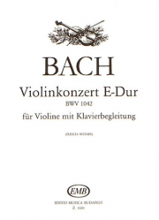 ヴァイオリン協奏曲・No.2・ホ長調・BWV 1042（バッハ）（ヴァイオリン+ピアノ）【Violin Concerto No. 2, E major BWV 1042】