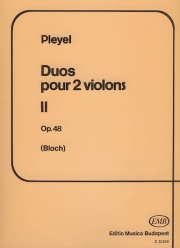 ヴァイオリン・デュオ・Vol.2・Op.48（イグナツ・ヨゼフ・プレイエル）（ヴァイオリン二重奏）【Violin Duos Volume 2 Op48】