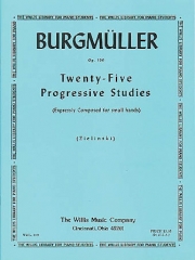 25の段階的な練習曲・Op.100（フリードリヒ・ブルグミュラー）（ピアノ）【25 Progressive Studies Op.100】