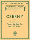 左手のための24の練習曲集・Op.718（カール・ツェルニー）（ピアノ）【24 Studies for the Left Hand, Op. 718】