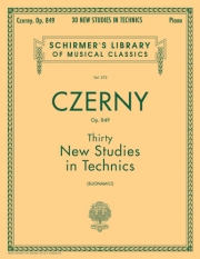 30番練習曲・Op.849（カール・ツェルニー）（ピアノ）【Thirty New Studies in Technics, Op. 849】