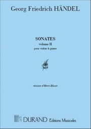 ソナタ集・Vol.2（ヘンデル）（ヴァイオリン+ピアノ）【Sonatas Vol.2】