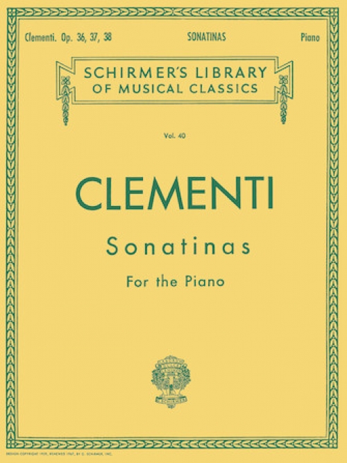 12のソナチネ・Op.36、37、38（ムツィオ・クレメンティ