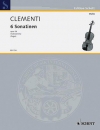 6つのソナチネ・Op.36（ムツィオ・クレメンティ）（ヴァイオリン）【6 Sonatinas op. 36】