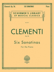 6つのソナチネ・Op.36（ムツィオ・クレメンティ）（ピアノ）【Six Sonatinas, Op. 36】