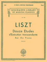 12の超絶技巧練習曲（フランツ・リスト）（ピアノ）【12 Études D'exécution Transcendante】