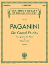 パガニーニによる6つの大練習曲（フランツ・リスト）（ピアノ）【6 Grande Etudes after N. Paganini】