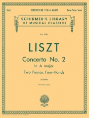 ピアノ協奏曲・No.2・イ長調（フランツ・リスト）（ピアノ二重奏）【Concerto No. 2 in A】