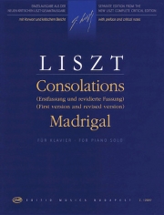 コンソレーション＆マドリガル（フランツ・リスト）（ピアノ）【Consolations - Madrigal】