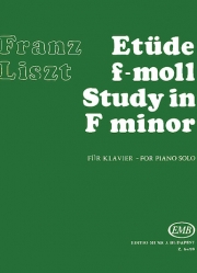 練習曲・ヘ短調（フランツ・リスト）（ピアノ）【Study in F minor】