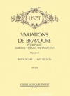 パガニーニの主題による変奏曲（フランツ・リスト）（ピアノ）【Variations de Bravoure, Op. Posthumous – Themes of Paganin】