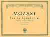 12の交響曲集・Book.2・No.7-12（モーツァルト）（ピアノ二重奏）【12 Symphonies - Book 2: Nos. 7-12】