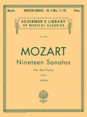 19のソナタ・Book.2（モーツァルト）（ピアノ）【19 Sonatas - Book 2】