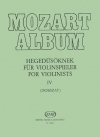 ヴァイオリン・アルバム・Vol.4（モーツァルト）（ヴァイオリン+ピアノ）【Album for Violin Vol.4：Adagio and Andante Movements】