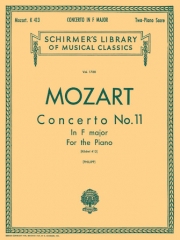 協奏曲・No.11・ヘ長調・K.413（モーツァルト）（ピアノ二重奏）【Concerto No. 11 in F, K.413】