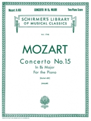 協奏曲・No.15・変ロ長調・K.450（モーツァルト）（ピアノ二重奏）【Concerto No. 15 in Bb, K. 450】