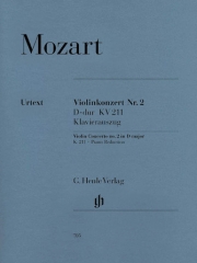 ヴァイオリン協奏曲・No.2・ニ長調・KV.211（モーツァルト）（ヴァイオリン+ピアノ）【Violin Concerto No. 2 D major KV 211】