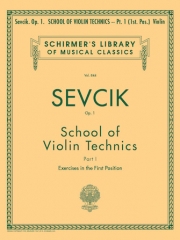 ヴァイオリン技巧教本・Op.1・Book 1（オタカール・シェフチーク）（ヴァイオリン）【School of Violin Technics, Op. 1 - Book 1】