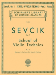 ヴァイオリン技巧教本・Op.1・Book 2（オタカール・シェフチーク）（ヴァイオリン）【School of Violin Technics, Op. 1 - Book 2】