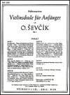 初級者のためのヴァイオリン教本・Op.6・Part 3（オタカール・シェフチーク）（ヴァイオリン）【Violin Method For Beginners Op. 6 Part 3】