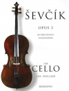 チェロ教本・Op.3・40の変奏曲（オタカール・シェフチーク）（チェロ）【Cello Studies Op. 3 - 40 Variations】
