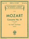ヴァイオリン協奏曲・No.4・ニ長調・K.218（モーツァルト）（ヴァイオリン+ピアノ）【Violin Concerto No.4 In D K.218】