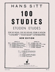100の練習曲・Op.32・Book.2（ハンス・ジット）（ヴァイオリン）【100 Studies, Op. 32 – Book 2 20 Studies in the 2nd, 3rd, 4】