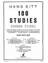 100の練習曲・Op.32・Book.4（ハンス・ジット）（ヴァイオリン）【100 Studies, Op. 32 – Book 4 20 Studies in the 6th and 7th】