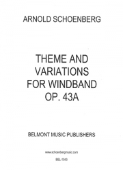 主題と変奏 Op.43a（アルノルト・シェーンベルク）（スコアのみ）【Theme And Variations Op.43A】