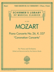 ピアノ協奏曲第26番・ニ長調・KV.537（モーツァルト）（ピアノ二重奏）【Piano Concerto No.26 in D 'Coronation' K.537】