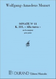 ピアノ・ソナタ第11番・K.331「トルコ行進曲付き」（モーツァルト）（ピアノ）【Sonata No. 11, K.331 (Turkish March)】