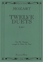 12のデュエット・K.487（モーツァルト）（クラリネット二重奏）【Twelve Duets (K487)】