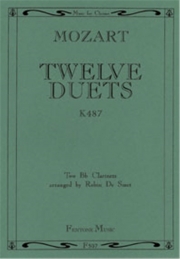 12のデュエット・K.487（モーツァルト）（クラリネット二重奏）【Twelve Duets (K487)】