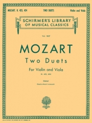 2つのデュエット・K.423＆424（モーツァルト）（弦楽二重奏）【Two Duets for Violin and Viola, K. 423 and K. 424】