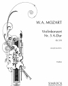 ヴァイオリン協奏曲・No.5・イ長調・K.219（モーツァルト）（ヴァイオリン+ピアノ）【Violin Concerto No. 5 A Major K 219】