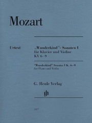神童ソナタ・Vol.1（モーツァルト）（ヴァイオリン+ピアノ）【"Wunderkind"-Sonatas Volume I】