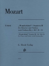 神童ソナタ・Vol.2（モーツァルト）（ヴァイオリン+ピアノ）【"Wunderkind"-Sonatas Volume 2】