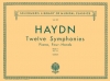 12の交響曲・Book.1（フランツ・ヨーゼフ・ハイドン）（ピアノ二重奏）【12 Symphonies, Book 1】
