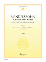 6つの無言歌集・Op.38（フェリックス・メンデルスゾーン）（ピアノ）【6 Songs without Words op. 38】