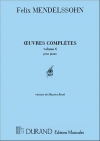 メンデルスゾーン全集・Vol.6（フェリックス・メンデルスゾーン）（ピアノ）【Oeuvres Complètes Vol.6】