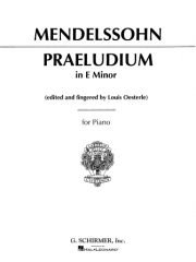 前奏曲・ホ短調（フェリックス・メンデルスゾーン）（ピアノ）【Praeludium in E Minor】