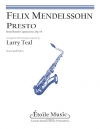 プレスト「ロンド・カプリッチョーソ・Op.14」より　(フェリックス・メンデルスゾーン) (サックス四重奏)【Presto from Rondo Capriccioso, Op. 14】