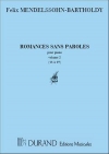 メンデルスゾーン全集・Vol.1・No.11 - 19（フェリックス・メンデルスゾーン）（ピアノ）【Oeuvres complètes Vol.1, No.2: Romances No.11 - No.19】
