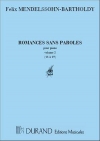 メンデルスゾーン全集・Vol.1・No.20 - 28（フェリックス・メンデルスゾーン）（ピアノ）【Oeuvres complètes Vol.1, No.3: Romances No.20 - No.28】